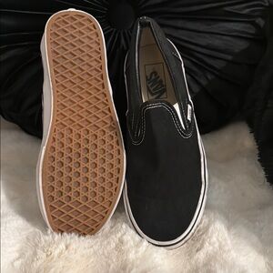 Vans Black Slip-On Sneakers
